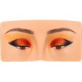 thumbnail image 3 of Consejo práctico Maquillaje de ojos 5D Solución de sello de piel reutilizable Tatuaje Silicona Maniquí de maquillaje biónico (tono beige) brillar Electrónica, 3 of 5