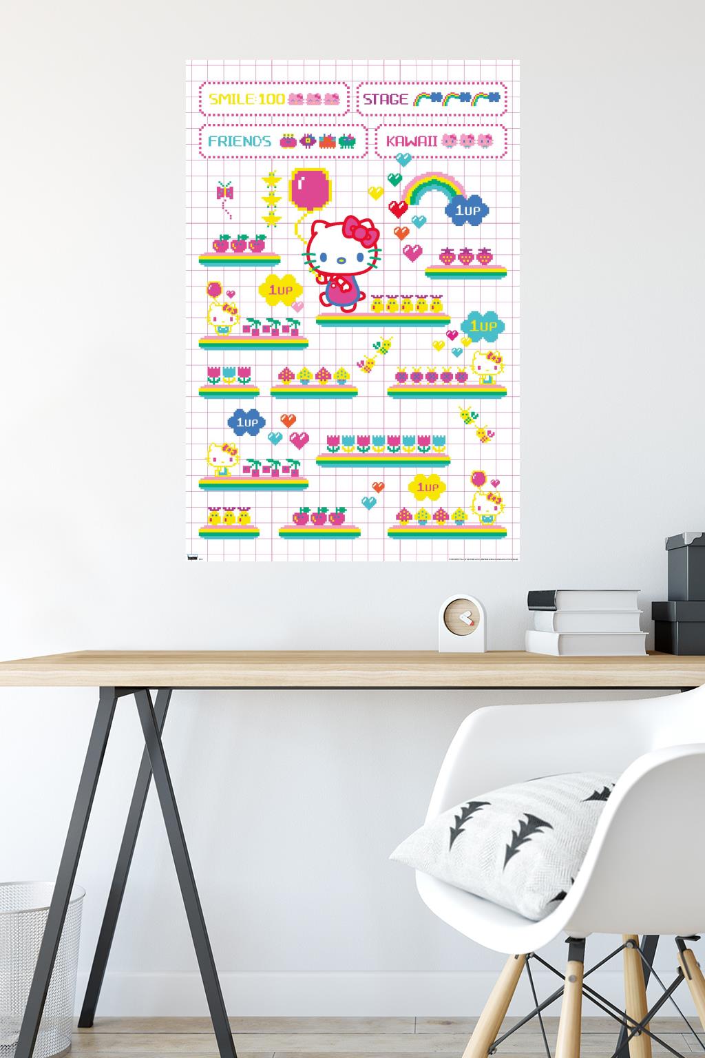 Hello Kitty - Arcade Wall Poster, 22.375" x 34"
