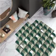 thumbnail image 4 of Hand tufted Green rug 9X10, Geometric woolen carpet, Area for Bedroom, Living room, 4 of 9