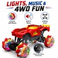 thumbnail image 6 of Remote Control Stunt Car for Kids, 1:16 4WD RC Monster Truck with 360° Spin, Sideways Drift, Omnidirectional Wheels, 6 of 8