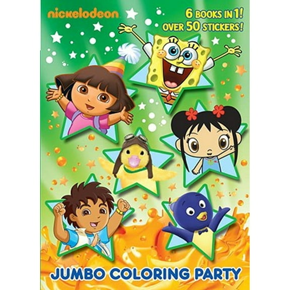 Pre-Owned Jumbo Coloring Party (Nick Jr.) (Paperback) by Golden Books