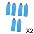 thumbnail image 1 of Bloques de hielo,Bloques de hielo para enfriador Paquete de hielo azul refrescante,Bolsa de hielo rectangular reutilizable,eficiente y resistente,Paquetes de congeladores portátiles que, 1 of 8