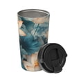 thumbnail image 2 of Logiee Mountain Lotus Serenity Print Stainless Steel Coffee Tumbler, Travel Coffee Mug, Insulated Coffee Mug with Lid, Spill Proof Coffee Cup, Portable Thermal Mug, 2 of 8