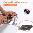 thumbnail image 2 of Tirrinia Wine Purse with Hidden Spout & Cooler Tote Bag Drink Dispenser, Leakproof Insulated Tote for Concerts Beach Tailgates Stadium, Gift for Wine Lovers Large Capacity Travel Handbag, 2 of 7