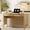 Oak, variant on WAMPAT 47.2" Home Office Computer Desk with Drawers, Wood Writing Desk Console Table Sofa Table,Mid Century Modern Executive Desks with Charging Stationfor Living Room,Office, Work, Study，Oak