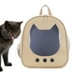 thumbnail image 4 of Mochila transportadora para gatos, grande, portátil, aprobada por aerolíneas, mochila de transporte Caqui, 4 of 7