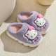 thumbnail image 1 of Zapatillas Kawaii Sanrio Hello Kitty para niñas, pantuflas antideslizantes, cálidas, dibujos animados, Anime, hogar, otoño e invierno, regalos de felpa, 1 of 4