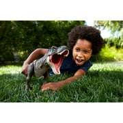Jurassic World Dominion Tyrannosaurus Rex Dinosaur Toy, Thrash N Devour Sound, Chomp Action