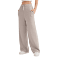 thumbnail image 1 of Wide Leg Sweat Pants for Womens High Waisted Baggy Sweatpants Casual Drawstring Workout Pants with Pockets, 1 of 4