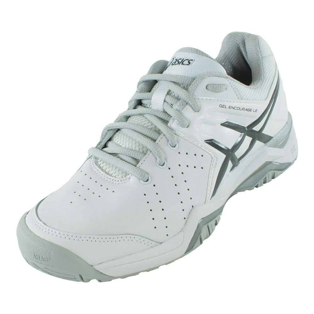 ASICS Asics Women`s GelEncourage LE Tennis Shoes White and Silver