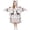 Reindeer Pattern, variant on Wearable Blanket with Sleeves and Pocket Oversized Hooded Sweatshirt 3-14 YR Pastel Christmas-themed S