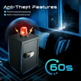 thumbnail image 6 of ‌SRWTRCHRY 2.0 cu.ft. Safe with Newer External Power Keypad and Alarm System，Fire and Water Resistant Safe for Family and Property Safety, 6 of 15