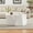 White, variant on YWEN Coffee Table Set of 2, Geometric Lightweight Concrete Patio End Table, Contemporary Home Decor, Flexible Indoor Outdoor Coffee Tables, No Assembly Required