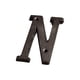 thumbnail image 5 of Wosthever Letras de Metal para casa, placa de puerta de decoración de hierro impecable, aplicación amplia, duradera y resistente al óxido B17--N 2Conjunto, 5 of 6