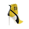 thumbnail image 3 of Puma Fenty High Heel Leather Rihanna Women's Shoes Dandelion-White 363038-01, 3 of 6