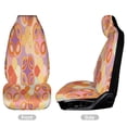 thumbnail image 2 of Abstract Pastel Geometric Pattern Car Seat Covers Front Seats Universal Fit for Cars SUV Truck Auto Interior Accessories, 2 of 3
