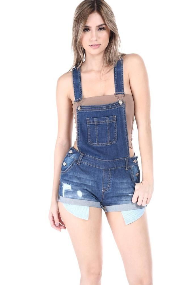 overall shorts walmart
