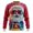 M10-Red, variant on Rhuody Christmas Mens Sweatshirts O Neck Santa Graphic Long Sleeve Xmas Pullover Sweatshirt S Red