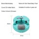 thumbnail image 2 of Anillo de natación Mambobaby Lindo bebé flotante de cincha flotante de bebé no hinchable flota de natación flotante de natación flotante de entrenador suave IPX8 a prueba de agua para 8-36 meses Niños, 2 of 8