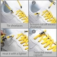 thumbnail image 3 of SPRING Personalize Your Shoes with Elastic Laceless Metal Ball Laces 14 Colors light purple, 3 of 9