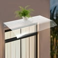 thumbnail image 3 of 31.5*19.7 in PC Awning Canopy, Clear Rain Shelter, Window Awning Door Canopy Awning, 3 of 21