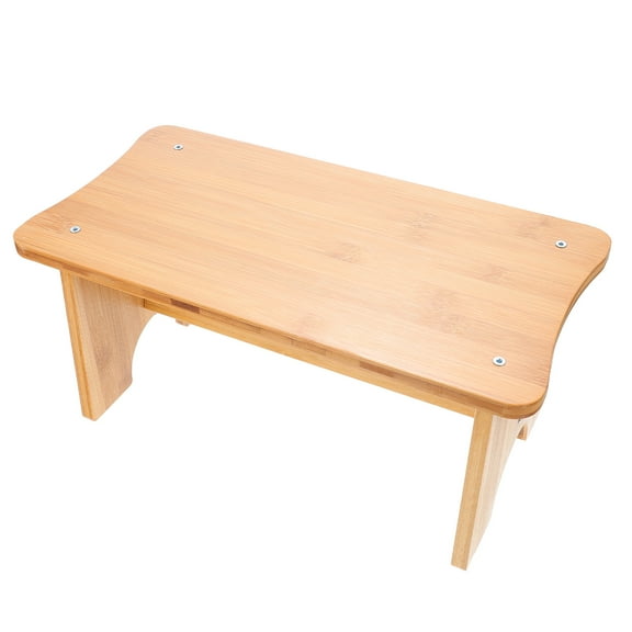 Melantax Office foot rest stool household footrest with legs wooden foot rest stool