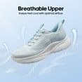 thumbnail image 4 of Nortiv 8 Women's Slip on Walking Shoes Tennis Lightweight Gym Sneakers ActiveFlow Workout Breathable Hands-Free Cross Trainer Comfortable Fashion Sneakers, 4 of 6