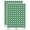 Dark Green, variant on Frog Toes Footprint 200+ Round Stickers - Orange - Gloss Finish - 0.50" Size
