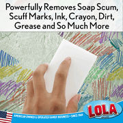 Lola Products LOLA Rubaway Eraser Pads Comparable To Mr. Clean Magic Eraser, Eco-Friendly - 2 CT — $4.49 (20% off)