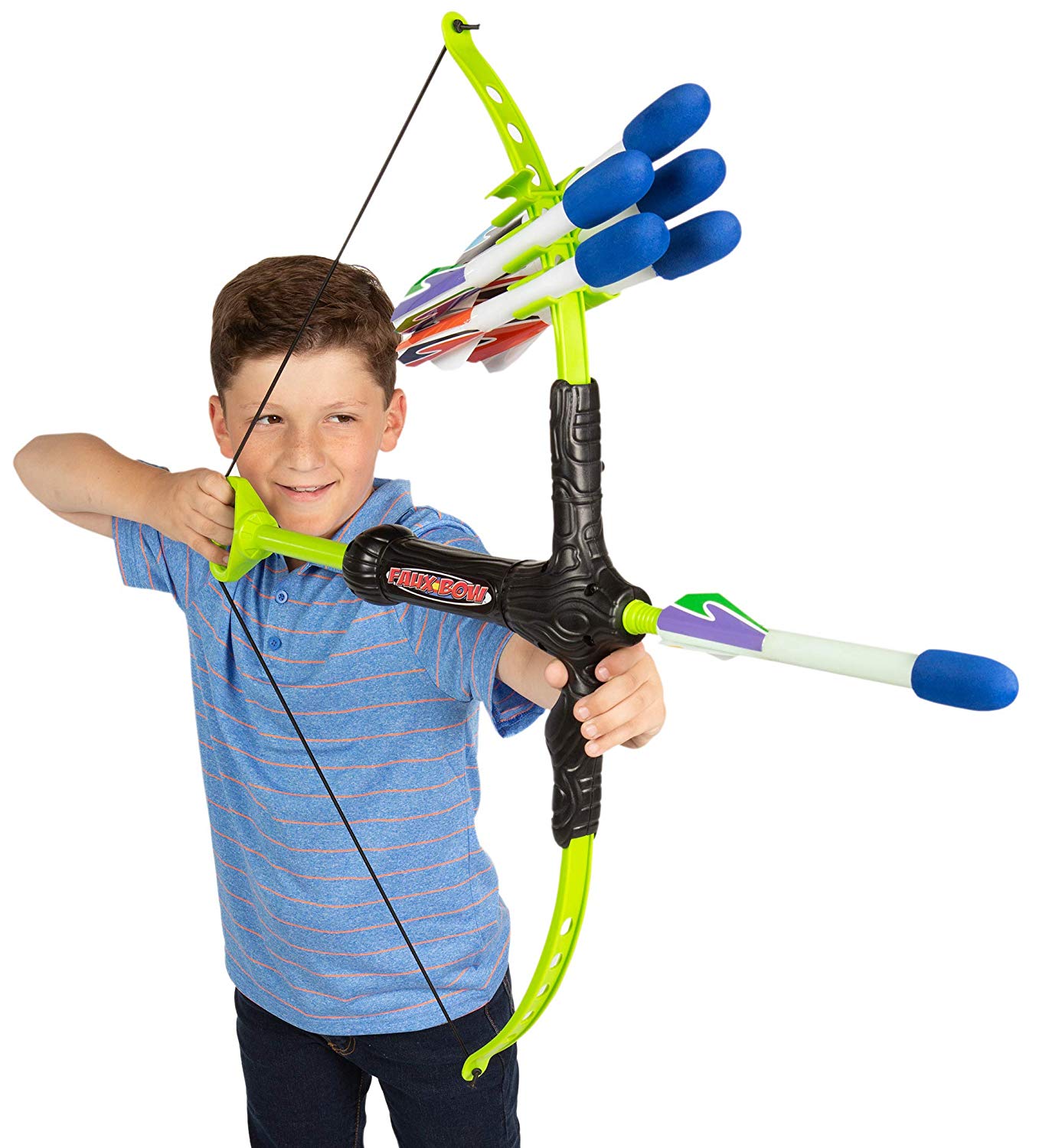 Foam Shoot Kids Children Bow And Arrow Set With 3 Arrows Bow And Arrow