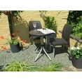 thumbnail image 3 of Keter Chelsea 3-Piece Resin Outdoor Bistro Set, Brown, 3 of 3