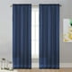 thumbnail image 4 of Cortina de ventana de semisombra transparente | Spandex de nailon de poliéster de color sólido | Diseño de bolsillo para caña | Panel de cortinas de gasa filtrante de luz | 39x51 pulgadas |, 4 of 5