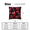 thumbnail image 5 of LOVE Set with Unique CoversPatterns - 2 Pack Decorative Pillows for Bed - Includes Pillow Inserts - Available in 16x16, 18x18, 20x20 Inches for Any Occasion, 5 of 6
