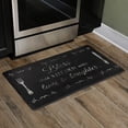 thumbnail image 2 of J&V TEXTILES Oversized 20"x36" Feel at Ease Anti-Fatigue Kitchen Mat Bless This Kitchen, 2 of 9