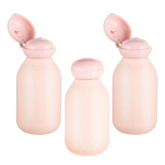 Worgeous 3pcs Travel Bottles For Toiletries Tsa Approved 3.4oz Portable Travel Bottles Leak Proof Squeezable Plastic Travel Size Containers Travel Accessories