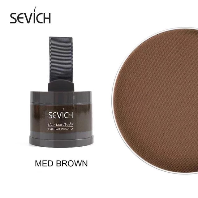 Fiudx Polvo Colorante para El Cabello, Sombra de Ojos Instantánea con Cobertura de Fibra, Corrector Temporal de Canas, Fórmula Resistente Al Sudor, Tamaño de Bolsillo, Fácil Aplicación, Retoque Capil