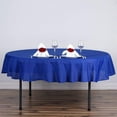 thumbnail image 6 of BalsaCircle 6 Pieces 70" Royal Blue Round Polyester Tablecloths Fabric Table Cover Linens, 6 of 6