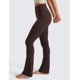thumbnail image 5 of Pantalones CRZ YOGA Butterluxe Mini Acampanados Tiro Alto 80 cm Marrón S, 5 of 6
