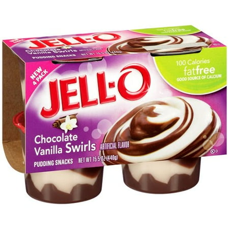jello chocolate vanilla swirl pudding