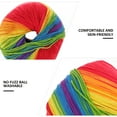 thumbnail image 2 of MasteelfCA 2 Rolls of Rainbow Color Cotton Thread DIY Thread Hand Crocheted Thread Material, 2 of 7