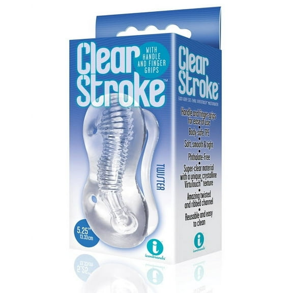 The 9's Clear Stroke Twister Masturbator
