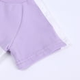 thumbnail image 5 of HAOYUNL 3M-13Y Baby Kids' Summer Cotton Outfit Toddler Youth Solid Color Short Sleeved Set for Children, 5 of 9