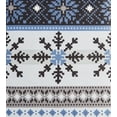 thumbnail image 4 of Fair Isle Blue 3 Piece Microfiber Comforter Set - King, 4 of 5
