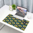 thumbnail image 5 of Bingfone Sunflowers Large Gaming Mouse Pad,Extended Desk Mousepad with Stitched Edges,Non-Slip Base,Water Resist Keyboard Pad for Gamer, Office & Home, 29.5 x 16 in, 5 of 6