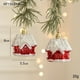 thumbnail image 4 of Adornos de árbol de Navidad para niños, colgantes, decoración, Papá Noel, copo de nieve, lazos, estrella, bolsas de la suerte, Feliz Navidad, 4 of 5