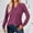 1# Wine cheap stuff under 5 dollars, variant on Dyegold Long Sleeve Tunic Tops For Women Dressy Casual Loose Blouses Solid V Neck Button Up T-Shirts Fashion Fall Pullovers