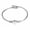 Silver, variant on Stainless Steel Cable Cuff Bracelet for Women Polished Heart Center Open Bangle Titanium Steel Wire Wrap Wristband Minimalist Gift for Her Gold