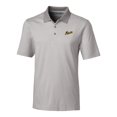 thumbnail image 2 of Men's Cutter & Buck Gray George Mason Patriots Forge Tonal Stripe Stretch Polo, 2 of 3