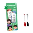 thumbnail image 3 of Milaget 0-12 Table Math Cards Rounded Edges Reusable 3.1x7inch with 2 Dry Erase Pens Multiplication, 3 of 9