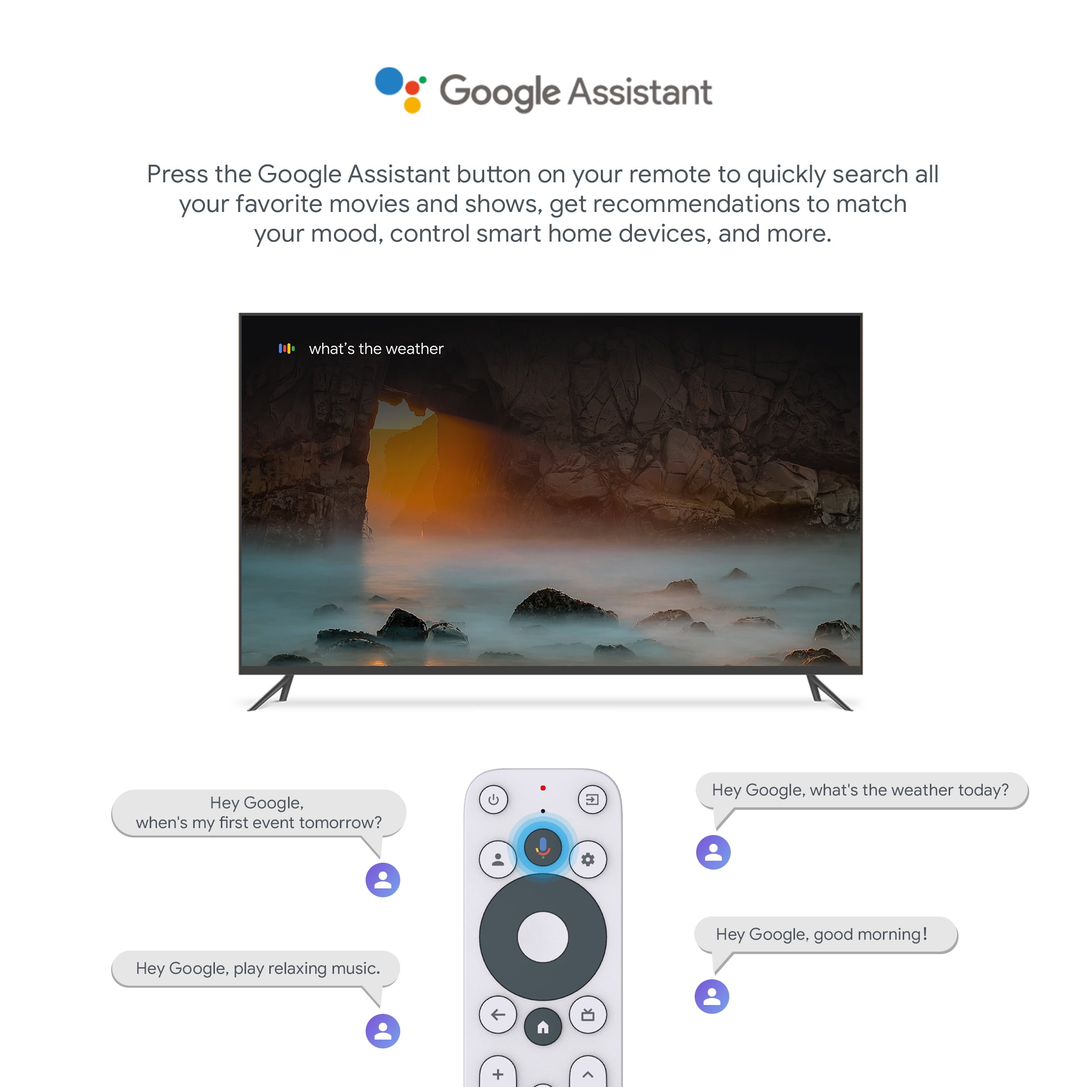  ONN Smart TV LED Class HD (720P) de 24 pulgadas compatible con  Netflix, Disney+, Apple TV,  y funciona con Google Assistant,  100012590